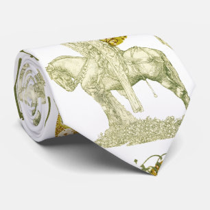 PARCIFAL IN QUEST OF HOLY GRAIL Yellow White Tie