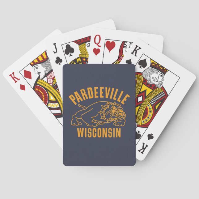Pardeeville Classic Playing Cards (Back)