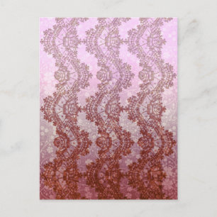 PARDIGON LACE: VINTAGE ANTIQUE VICTORIAN PINKS POSTCARD