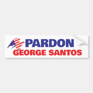 PARDON GEORGE SANTOS punishment too harsh free him Bumper Sticker