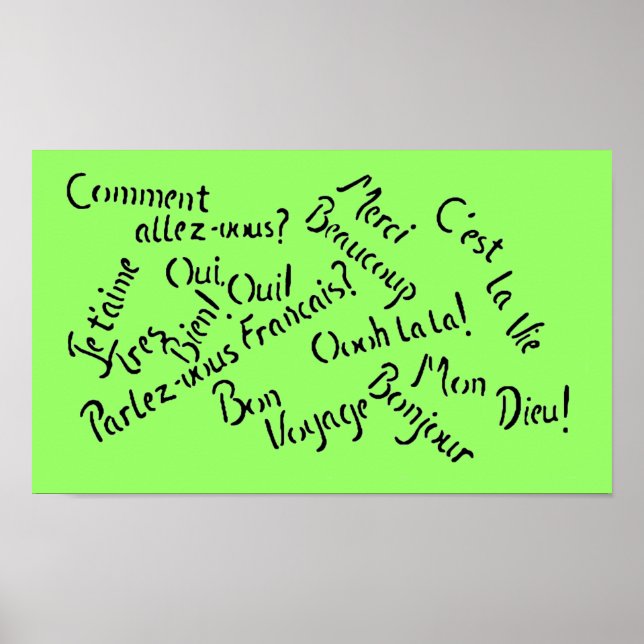 Pardon My French ~ Poster / Print (Front)