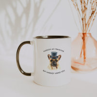 Pardon my Frenchie Cute Watercolor French Bulldog