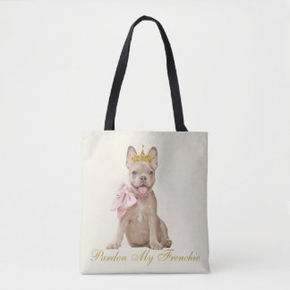 Pardon My Frenchie Tote Bag