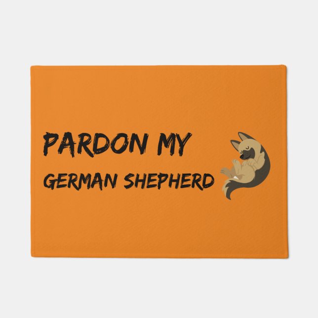 Pardon my German Shepherd Doormat (Front)
