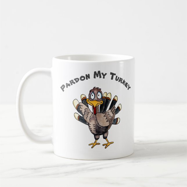 Pardon My Turkey Mug (Left)