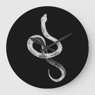 Parede Snake Relogio Large Clock