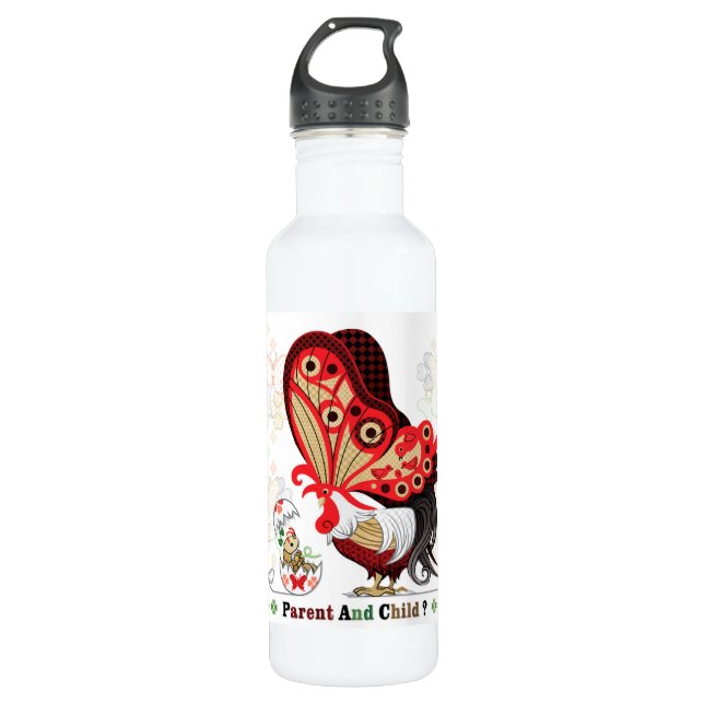 PARENT AND CHILD？（remake） 710 Ml Water Bottle (Front)