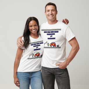 PARENT BLUE DASHING ONE FOR THE ROAD RACE CAR T-Shirt