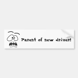 Parent of New Driver Bumper Sticker