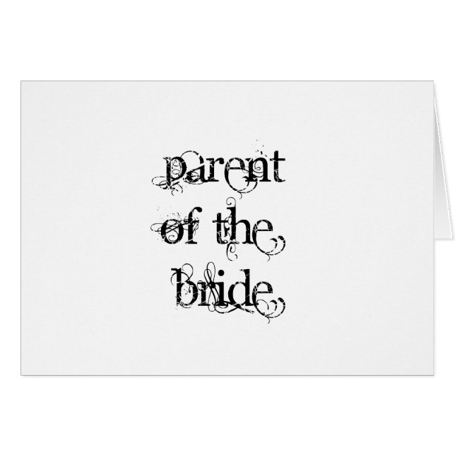Parent of the Bride (Front Horizontal)