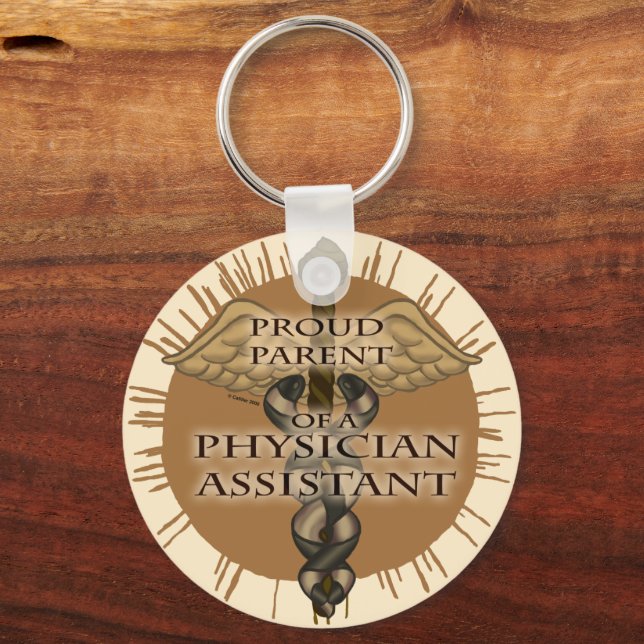 Parent Physician Assistant   Keychain (Front)