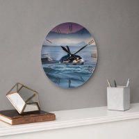 Parental Bliss: Mummy And Baby Orcas In The Ocean,