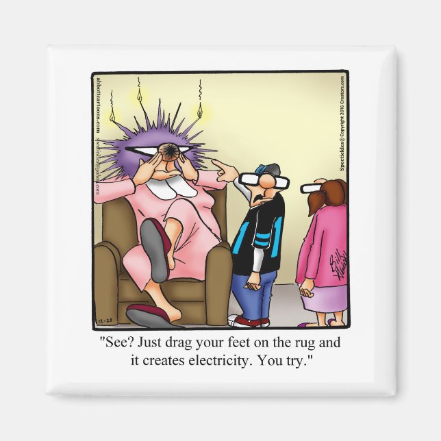  Parenthood Humour Refrigerator Magnet  (Front)