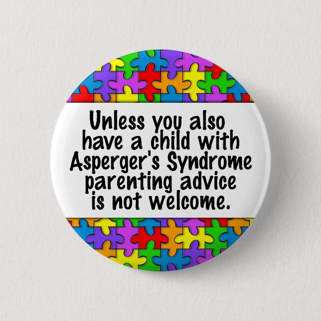 Parenting Advice 6 Cm Round Badge (Front)