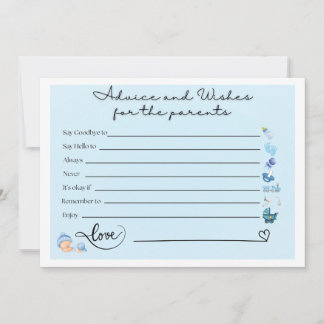 Parenting Advice Cards for Baby Shower – Fun & Fun