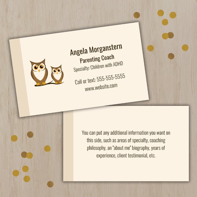 Parenting Coach Business Card (Creator Uploaded)