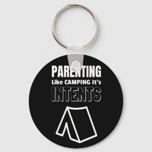 Parenting Sarcastic Gift for Mum or Dad Key Ring