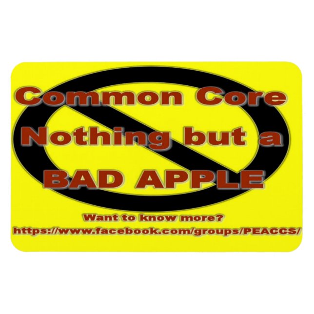 Parents and Educators Against Common Core Magnet (Horizontal)