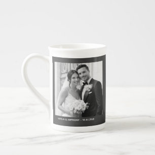 Parents & Couple Black & White Photos Bone China Mug