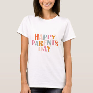 Parents' Day T-Shirt - Celebrate with Mum and Dad 