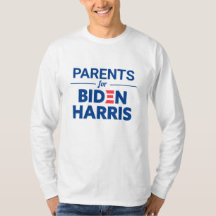 Parents for Biden Harris Custom Text T-Shirt