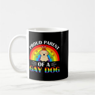 Parents Of A Gay Dog Lgbtq Rainbow Pride Coffee Mug