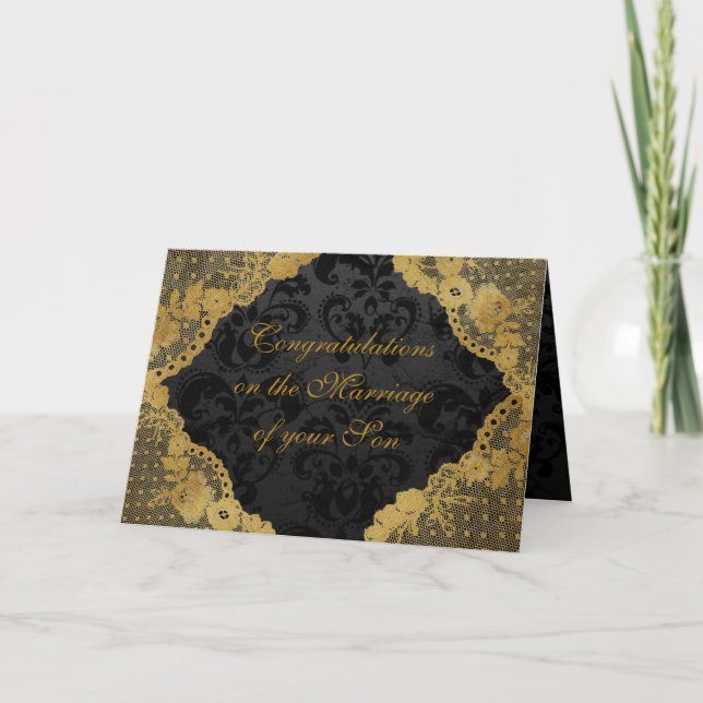 Parents of Bride Congratulations Greetings Card (Front)