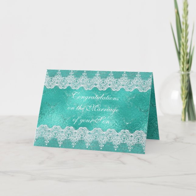 Parents of Bride Congratulations Greetings Card (Front)