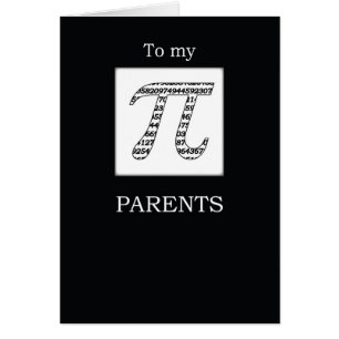 Parents Pi Day Black