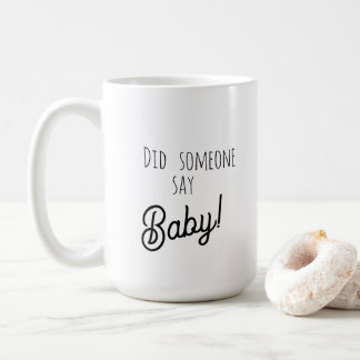 Parents-to-be Faux Lace Coffee Mug