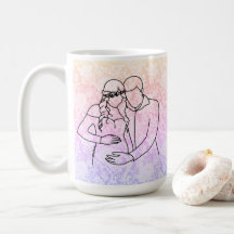 Parents-to-be Faux Lace