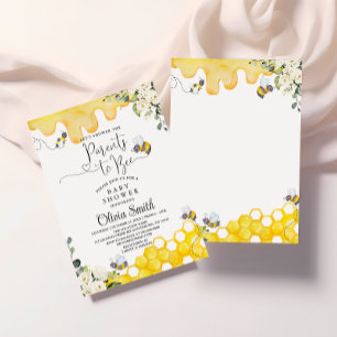 Parents to Bee Baby Shower Invitation