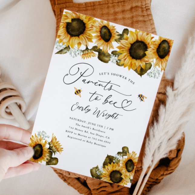Parents to Bee Baby Shower Invitation (Creator Uploaded)