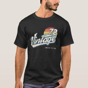 Parents Turning 50Th Birthday Vintage 1972 50 Year T-Shirt