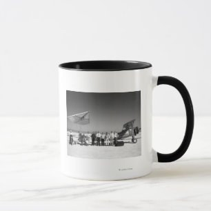 Paresev 1-A and Tow Plane with Crew and Pilot Mug
