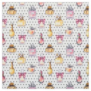 Parfum Bottle Pattern Fabric