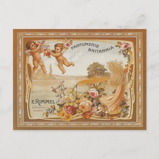 Parfumerie Britannia Vintage Ad Postcard (Front)