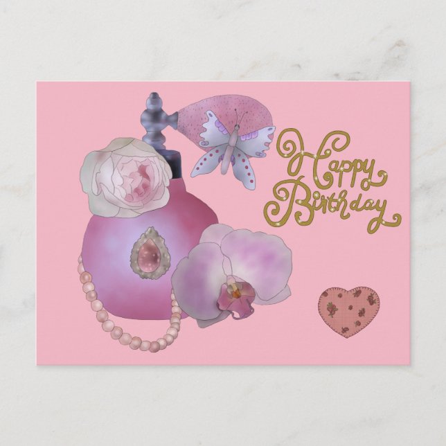 Parfümflasche Postcard (Front)