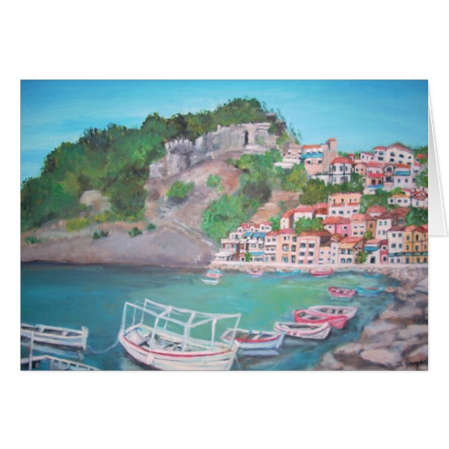 Parga, Greece Card (Front Horizontal)