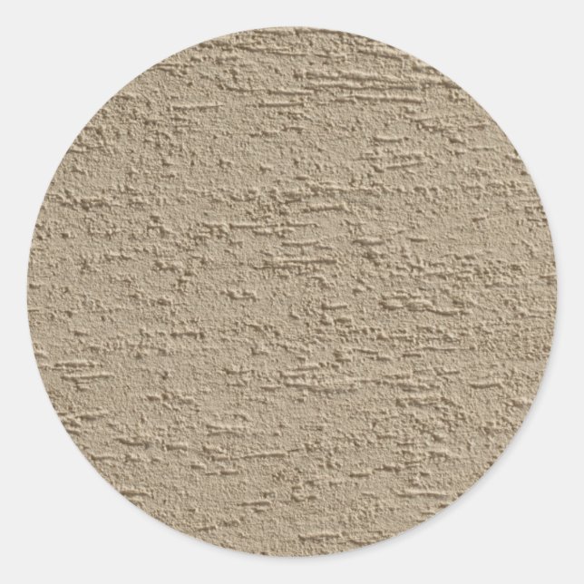 Parget Wall pattern Classic Round Sticker (Front)