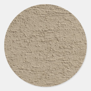 Parget Wall pattern Classic Round Sticker