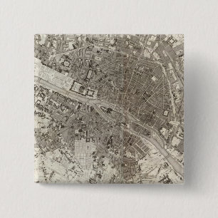 Paris 15 Cm Square Badge