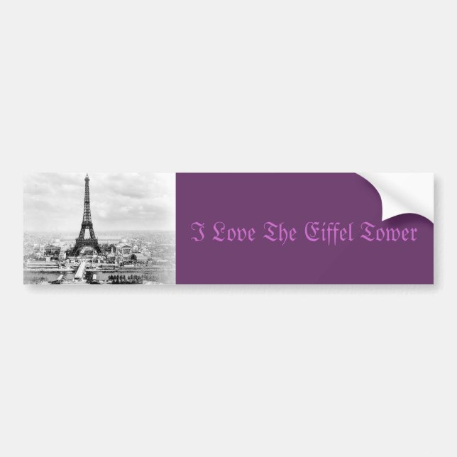 Paris 1889 bumper sticker (Front)