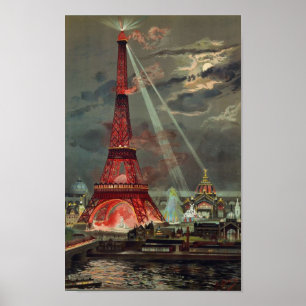 Paris 1889 – Expostion Universelle Eiffel tower Poster