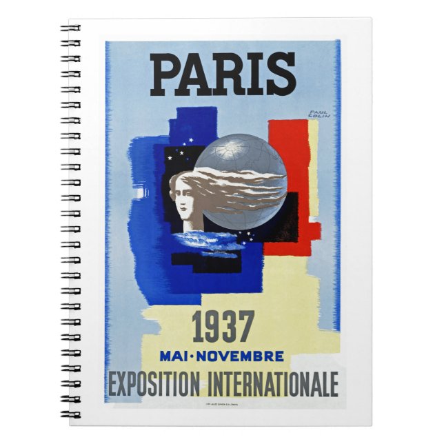 Paris 1937 ~ Exposition Internationale Notebook (Front)