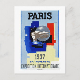 Paris 1937 ~ Exposition Internationale Postcard