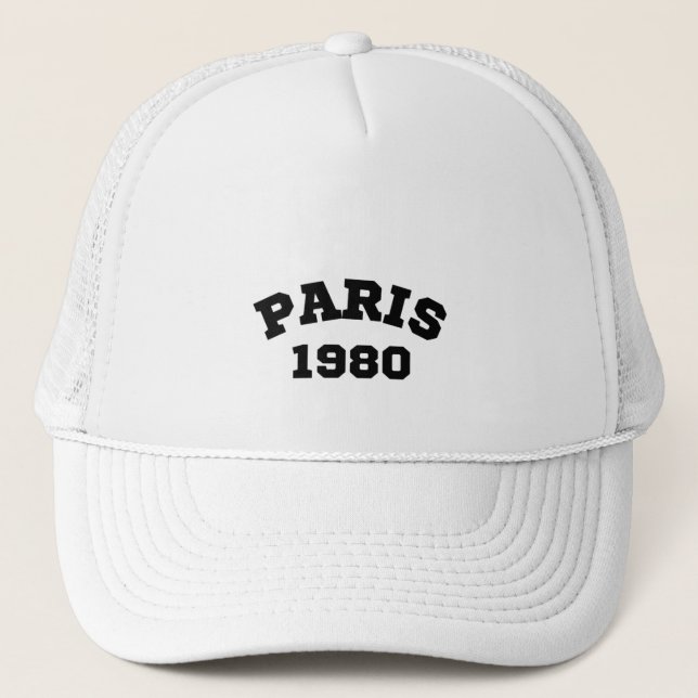 Paris 1980 trucker hat (Front)