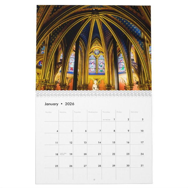 Paris 2015 Calendar (Jan 2026)