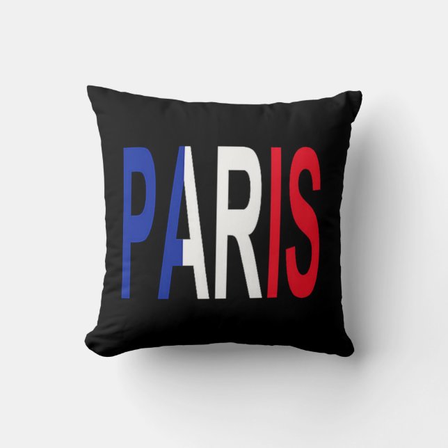 Paris 2 Sided Pillow (Front)