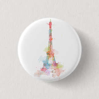 Paris 3 Cm Round Badge